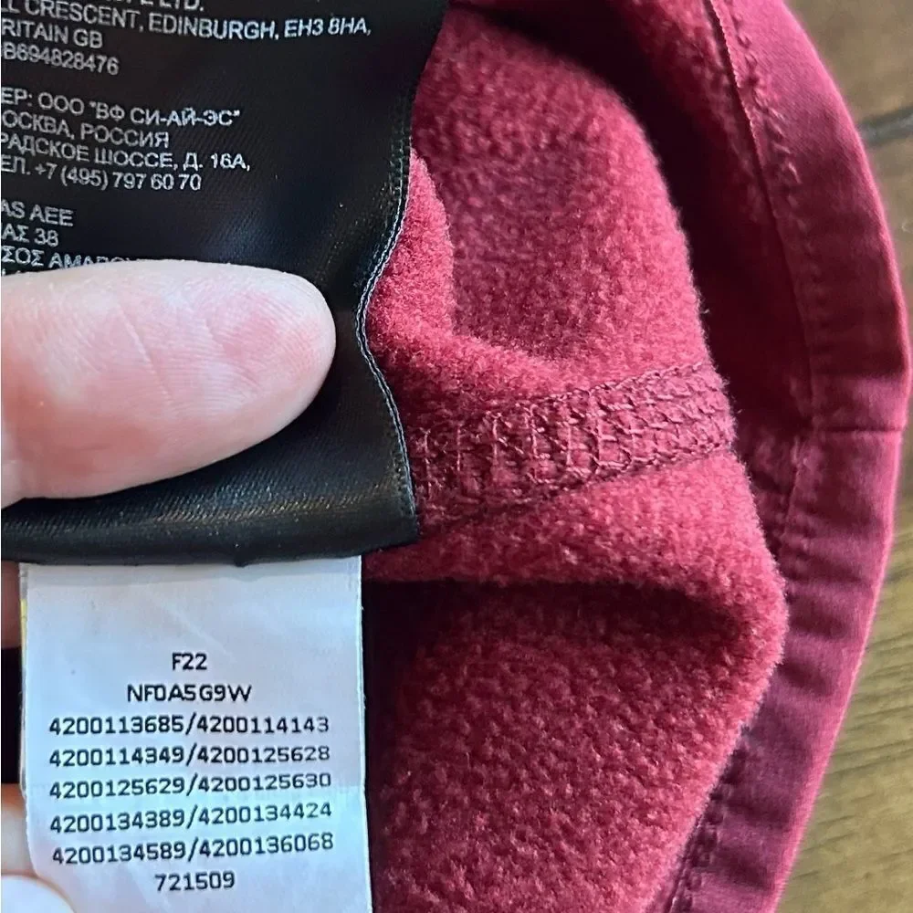The North Face ½ Zip Pullover Jacket Size XL Men's Heathered Maroon Canyon-lands